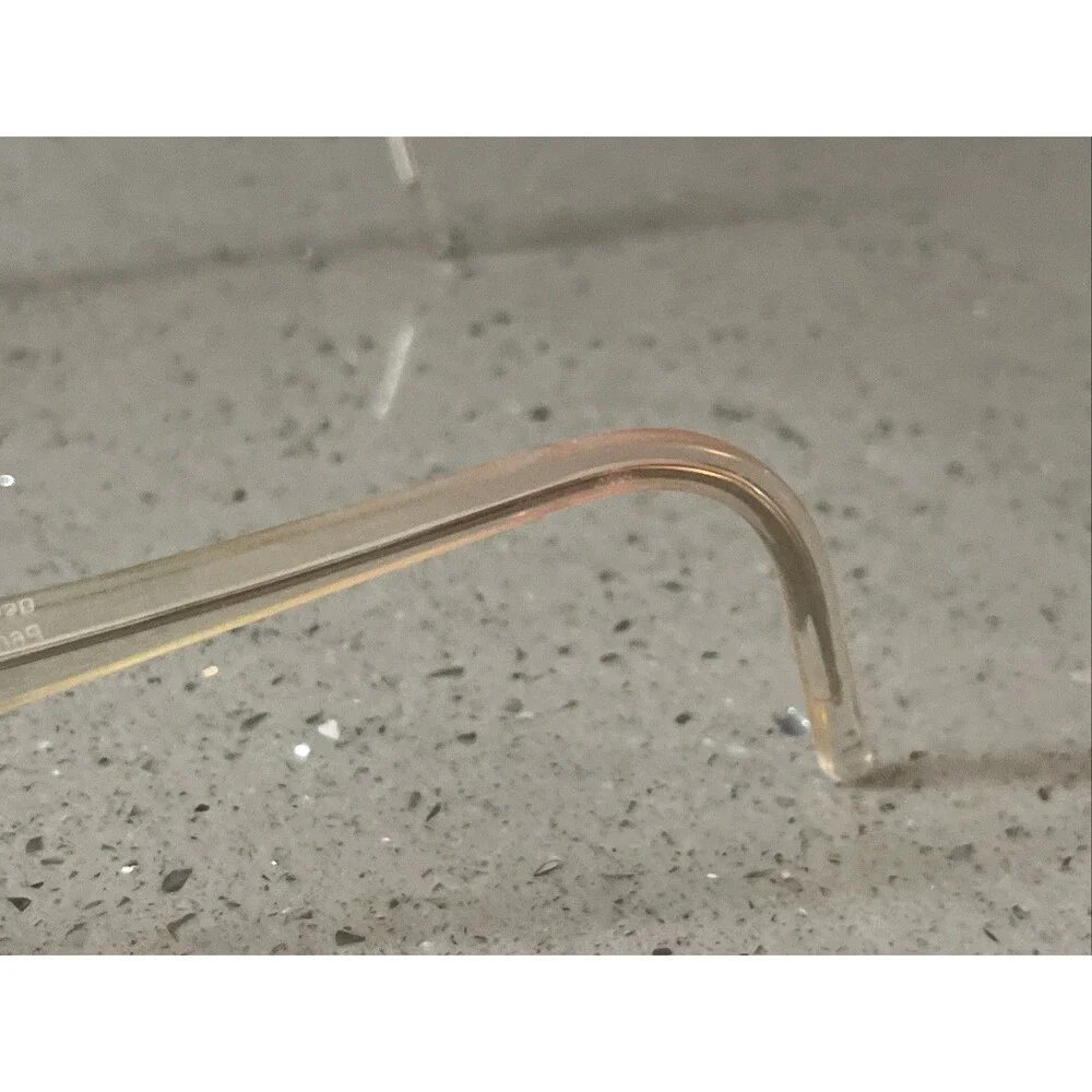 EASYCLIP EYEWEAR P6025 Eyeglasses Frames ONLY 46-16-130 Black Flex Hinge